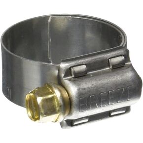 10 Pack Breeze 9410 Aero-Seal Liner Clamps with Stainless Screw Effective Diameter Range: 9/16" - 1-1/16" (14mm - 27mm)
