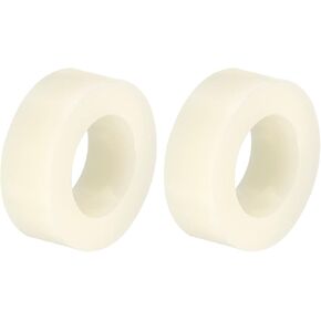 PATIKIL M8 Round Spacer Washer, 48 Pack Nylon 8.2mm ID x 14mm OD x 5mm L for M8 Screws Block 3D Printer TV Wall Mounting Electrical Outlet, Beige