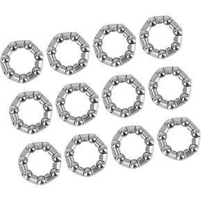 12pcs 20.5mm x 7 Ball Bearing Cages Crank Bearings Wheel Bearing Retainer for Bicycle Auto Replacement Parts