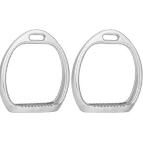 Acouto 1Pair of Aluminum Kids Lightweight Stirrups Pad Equestrian Sports Horse Riding Saddle S Stirrups and Leathers 545 Child Stirrup Irons Kid Kids English Mini Saddle Shet