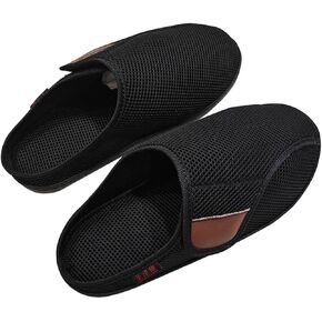 Diabetic Shoes,Edema Footwear,Shoes for Swollen Feet,Shoes for Wide Feet,Magic Stickers Adjustable Slippers,Shoes for Swollen Feet,Edema,Arthritis,Diabetic Slippers for Men or Women