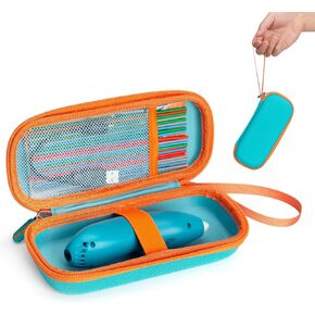 Case Compatible with 3Doodler Start+ Essentials(2024) for 3D Pen Set for Boys & Girls,Art Activity Set Storage Organizer for Educational STEM Toy Holder Filament Refill DoodlePad and Cable(Case Only)