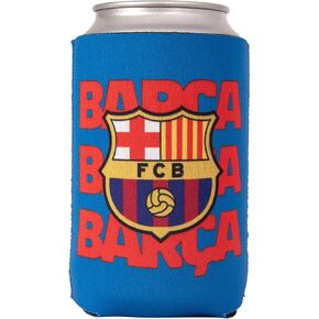 Desert Cactus FC Barcelona Barça Can Insulator Beverage Cooler Football Futbol Soccer Foam Beverage Holder (Design B) (1)