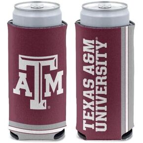 WinCraft NCAA Texas A&M Aggies Slim Can Cooler, Team Colors, One Size