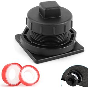 Stock Tank Drain Plug Kit for Rubbermaid Commercial Stock Tank Drain 50/70/100/150/300 Gallon Stock Tank Float Valve Drain Replacement