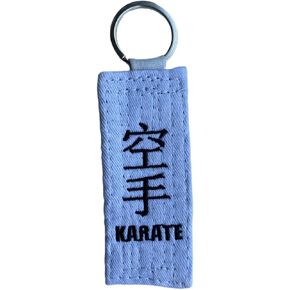 OSS Combat Sports KARATE New Belt Rank Keychain for Karate All Belt Rankings Karate Gift Key Chain