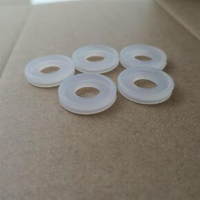 1/2" mini Tri Clover (Clamp) Compatible Gaskets for 1/2" O.D Tube (Silicone)