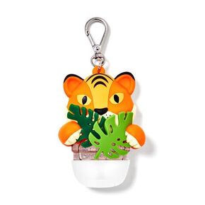 Bath Body Works Hand Sanitizer Holder Jungle Tiger, 1 Count (Pack of 1)