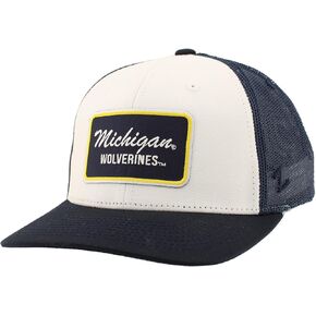 ZHATS Standard NCAA Officially Licensed Trucker Hat Dakota Patch Brick White, One Size