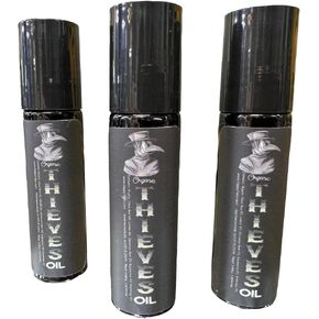 | Essential Oil Immunity Blend Roll On, 100% Pure | Health Shield Aromatherapy - 10 ml / .33oz Stainless Roller | Small Batch