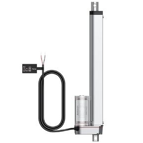 Justech 250mm 10inch Linear Actuator Motor, Heavy Duty 1500N 330LBS DC 12V Linear Actuator for Auto Car RV Electric Door Opener Industrial Vehicles Vessels Cargo TV Lift Tables Electric Beds