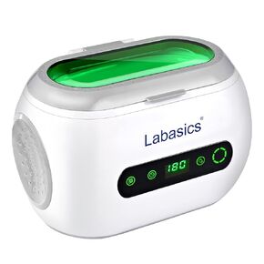 Ultrasonic Cleaning Machine, Professional Compact Ultrasonic Washing Device with Digital Timer for Laboratory Instruments, 600 ml