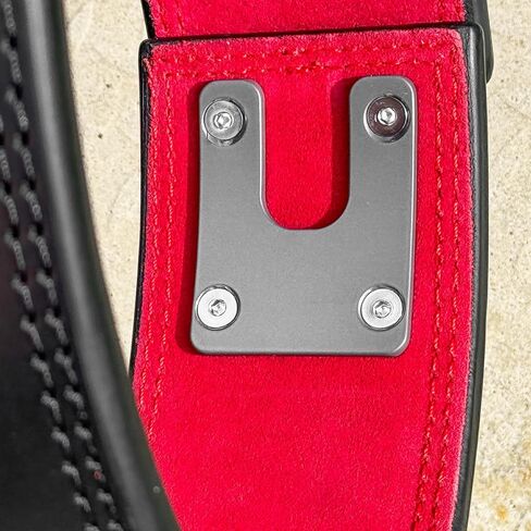 Leather Weight Lifting Belt with Lever Buckle, Adjustable Powerlifting and Weightlifting Belt for Men and Women, Quick-Release Lever, For Squats, Deadlifts, Bodybuilding in Saudi Arabia