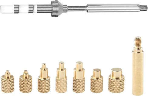 3D Printer Accessories - Heat Set Insert Tool TS101/TS100/936 Soldering Iron Adapter Replacement M2 to M8 Hot Melt Brass Knurled Nut Embedded Insertion Tip Adapter Kit (Heat Set Insert Tool) in Saudi Arabia