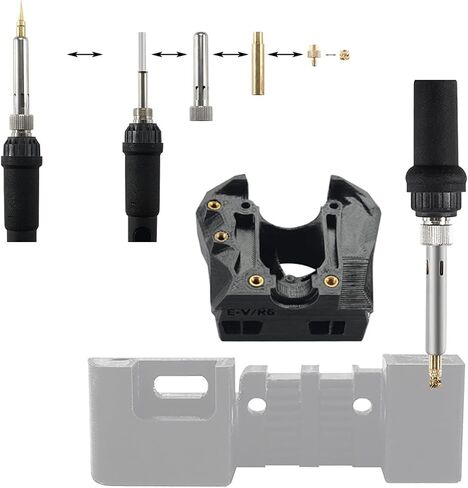 3D Printer Accessories - Heat Set Insert Tool TS101/TS100/936 Soldering Iron Adapter Replacement M2 to M8 Hot Melt Brass Knurled Nut Embedded Insertion Tip Adapter Kit (Heat Set Insert Tool) in Saudi Arabia