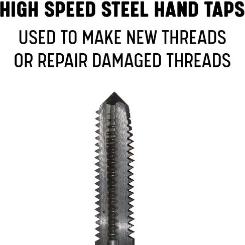 Drill America 0-80 High Speed Steel Taper Tap, T/A Series in Saudi Arabia