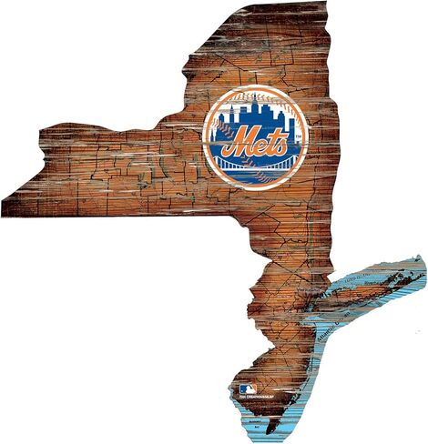 Fan Creations Mets 12" Mini Roadmap State Sign in Kuwait