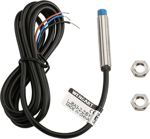 Inductive Proximity Sensor Switch LJ8A3-2-Z,M8,DC10-30V,NO, PNP 300mA,2mm Detecting Distance,3 Wire in Saudi Arabia