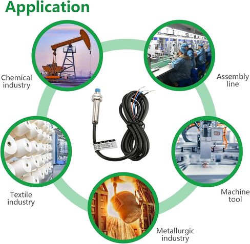 Inductive Proximity Sensor Switch LJ8A3-2-Z,M8,DC10-30V,NO, PNP 300mA,2mm Detecting Distance,3 Wire in Saudi Arabia