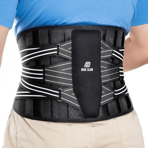 Back Brace with Biomimetic Support System for Herniated Disc, Sciatica, Scoliosis, and Lower Back Pain Relief - Perfect for Posture Control, Lifting, Work & Sports for Men & Women(Small) in Saudi Arabia