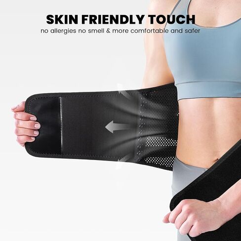 Back Brace with Biomimetic Support System for Herniated Disc, Sciatica, Scoliosis, and Lower Back Pain Relief - Perfect for Posture Control, Lifting, Work & Sports for Men & Women(Small) in Saudi Arabia