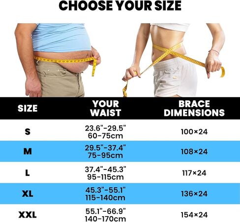 Back Brace with Biomimetic Support System for Herniated Disc, Sciatica, Scoliosis, and Lower Back Pain Relief - Perfect for Posture Control, Lifting, Work & Sports for Men & Women(Small) in Saudi Arabia