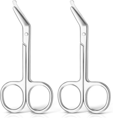 2PCs Medical Bandage Scissors for Nurse, High Grade Stainless Steel Surgical Trauma Shears, Nurse First Aid Accessories for Work, Nursing Scissors for EMTs, Paramedics, Nurses, Medical Students in Saudi Arabia