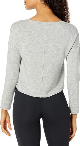 Core 10 Women's Cloud Soft Cropped Length V-Neck Yoga Sweatshirt in Saudi Arabia