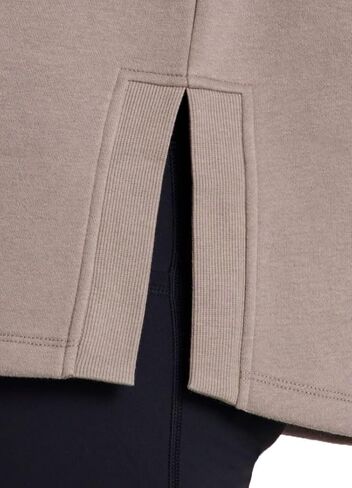 RBX Active Women's Fleece Sweatshirt with Pockets, Blended Cotton Fleece Tunic Pullover Relaxed Fit Cowl Neck Sweater in Kuwait