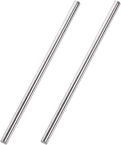 uxcell 6mm x 250mm 304 Stainless Steel Solid Round Rod for DIY Craft - 5pcs in Kuwait