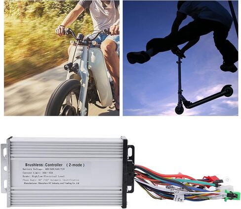 E Bike Speed ​​Motor Controller 12Tube Brushless Controller، Dual Mode Electric Scooter Motor Speed ​​Controller 1000W-1500W 60/120 درجة وحدة تحكم عالمية in Saudi Arabia