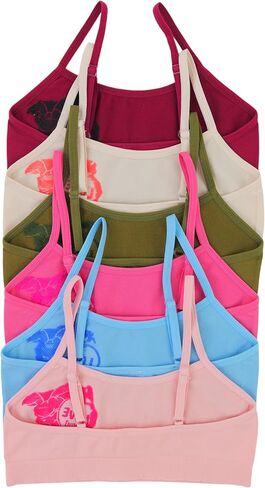 ToBeInStyle Girl’s Pack of 6 Fun Print Training Bras Top Wire-Free Non-Padded in Kuwait