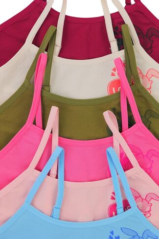 ToBeInStyle Girl’s Pack of 6 Fun Print Training Bras Top Wire-Free Non-Padded in Kuwait