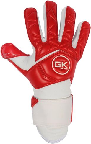 GK Saver Football Goalkeeper Goalie Gloves |Anti-Slip Grip Palms |Alpha Series |Goalkeeping GK Gloves Size 6 to 11 in Kuwait