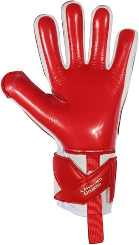 GK Saver Football Goalkeeper Goalie Gloves |Anti-Slip Grip Palms |Alpha Series |Goalkeeping GK Gloves Size 6 to 11 in Kuwait