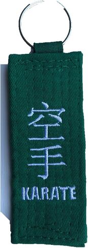 OSS Combat Sports KARATE New Belt Rank Keychain for Karate All Belt Rankings Karate Gift Key Chain in Saudi Arabia