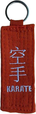 OSS Combat Sports KARATE New Belt Rank Keychain for Karate All Belt Rankings Karate Gift Key Chain in Saudi Arabia