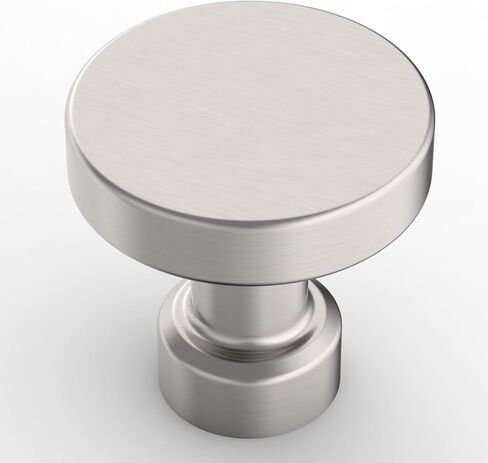 Amerdeco 10 Pack Polished Chrome Kitchen Cabinet Knobs Single Hole Cabinet Pulls Round Drawer Knobs Dresser Knobs and Pulls for Bathroom Cabinets in Kuwait