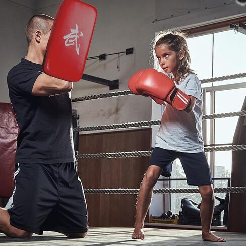 PU Leather Kicking Strike Pads Boxing Pad for Kids and Adults Punching Foot Hand Target Pads for Training Training Pads Set for Boxing Adjustable Kicking Shield for Boxing Mitts in Saudi Arabia