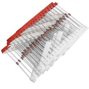 Zener Diode Kit Vibrating Diodes Electronic Kit 1W 300PCS 3V 3.3V 3.6V 3.9V 4.3V 4.7V 5.1V 5.6V 6.2V 6.8V 7.5V 8.2V 9.1V 10V 11V 12V 13V 15V 16V 18V 20V 22V 24V 27V 30V 33V 36V 39V 43V 47V GuuYebe