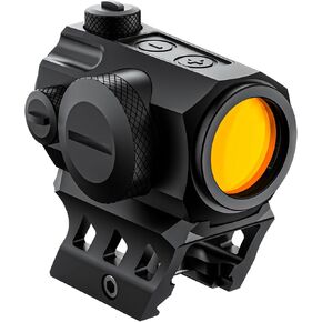Shake Awake Red Dot Sight - 1 x 20mm Tactical Hunting Shooting Red Dot Scope IPX7 Waterproof Fogproof 11 Brightness Settings Compact Red Dot Sight with Co-Witness Riser and Low-Profile Mount