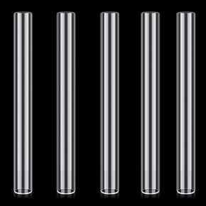 4 Inch Long Glass Tubes 12 mm OD 2mm Thick Wall Tubing（5pcs）