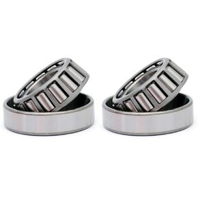30204 Tapered Roller Bearing Cone and Cup Set, 20mm Bore 47mm OD 15.25mm Thickness,Set of 2