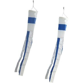 Finland Finns Flag WindSock 2 Pack Stripes Wind Socks For Yard And Garden Flag,Front Porch Hanging Waterproof Suitable For Every Season,40Inch.