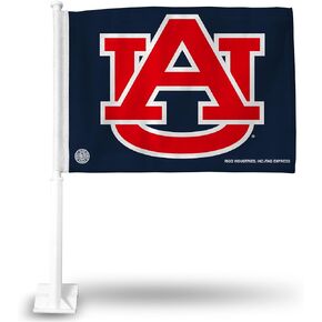 Rico Industries NCAA Auburn Tigers Blue Double Sided Car Flag