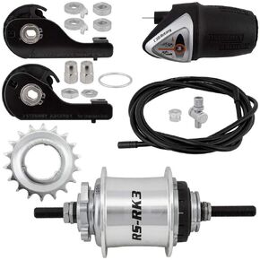 Sturmey Archer RS-RK3 3SP Disc Hub 36H - Silver - HKC3K.QTSS.S00.BX
