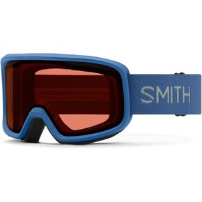 SMITH Frontier Snow Goggles – Adult Ski & Snowboarding Goggles with Carbonic-X Lens, Ventilation, Anti-Fog Performance & 100% UV Protection – for Men & Women – True Blue, RC36