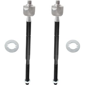 2pcs Front Inner Tie Rod End Links Fit For Chrysler Town & Country 2005-2007, For Dodge Caliber 2007-12, Caravan/Grand Caravan 2005-2007, For Jeep Compass & Patriot 2007-17 Replace# EV80645