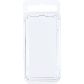 Clear Plastic Clamshell Package/Storage Container, 2.375" H x 1.25" W x 0.5" D, Pack of 100