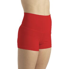 Youth Breathable Shorty-Short & Scrunchy Combo - High Waisted & Super Comfy – Gym, Dance, Yoga, Aerobics, Cheer, Everyday!…